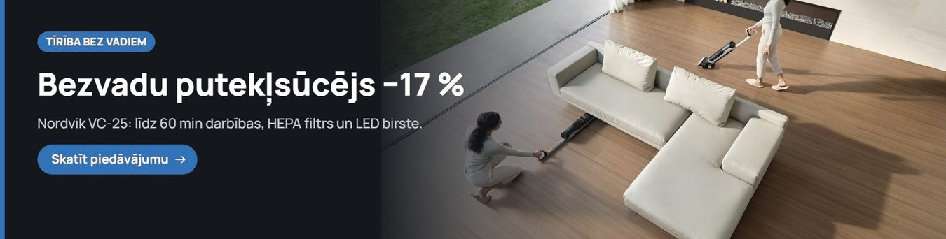 Bezvadu putekļsūcējs −17 %