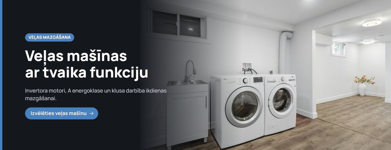 Veļas mašīnas ar tvaika funkciju