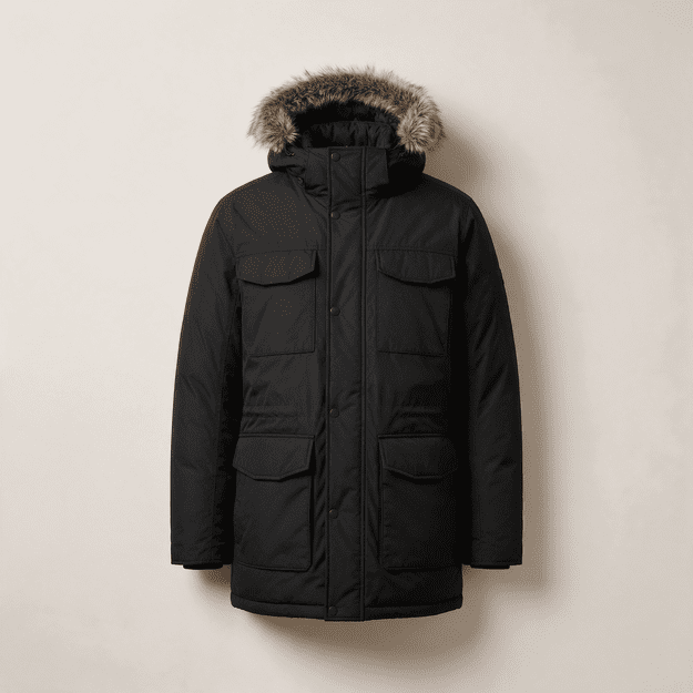 Nordhav Arctic žieminė parka vyrams – juoda
