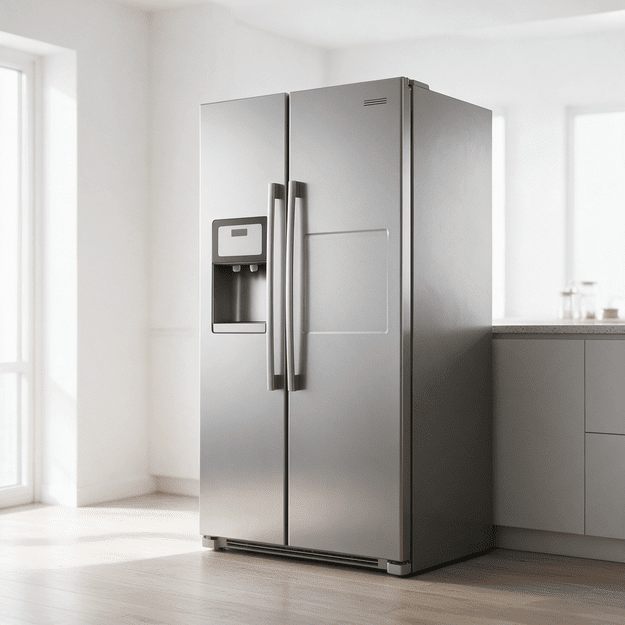 Kelvo SBS-620 Side-by-Side šaldytuvas su ledo dalytuvu